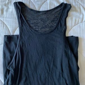 ALL SAINTS MENS BLACK DEVLIN TANK SHEER XSMALL